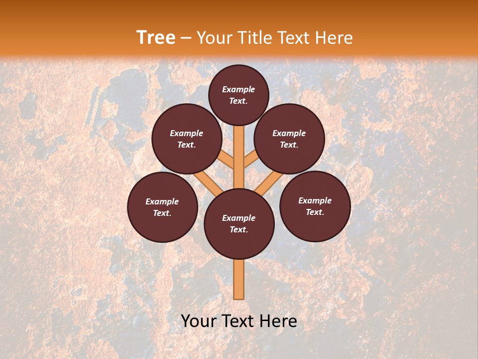 Texture Closeup Burnt PowerPoint Template