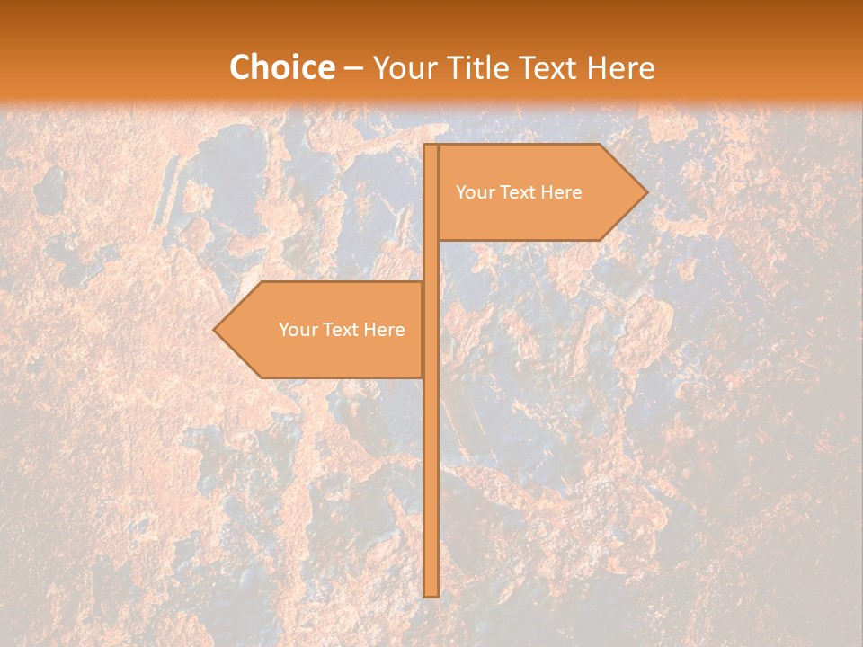 Texture Closeup Burnt PowerPoint Template