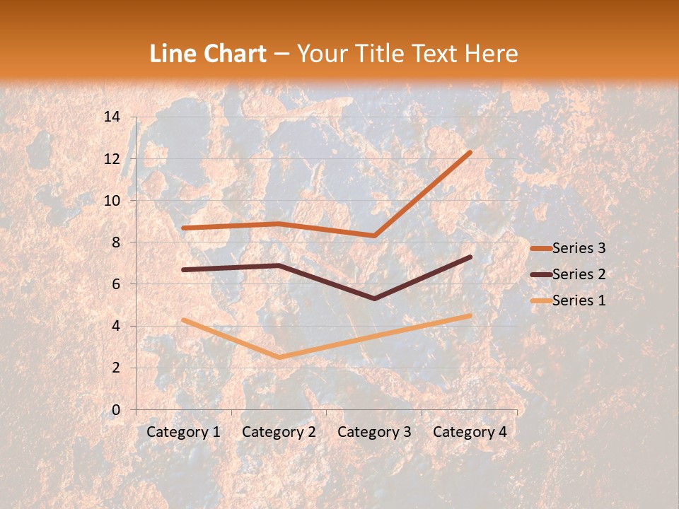 Texture Closeup Burnt PowerPoint Template