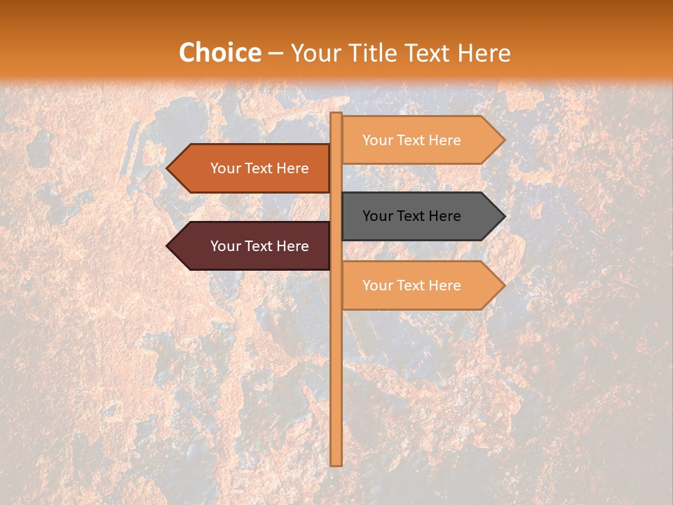 Texture Closeup Burnt PowerPoint Template