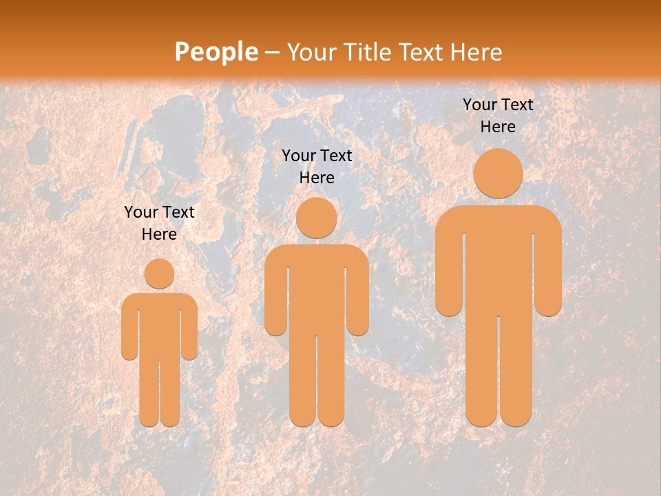 Texture Closeup Burnt PowerPoint Template