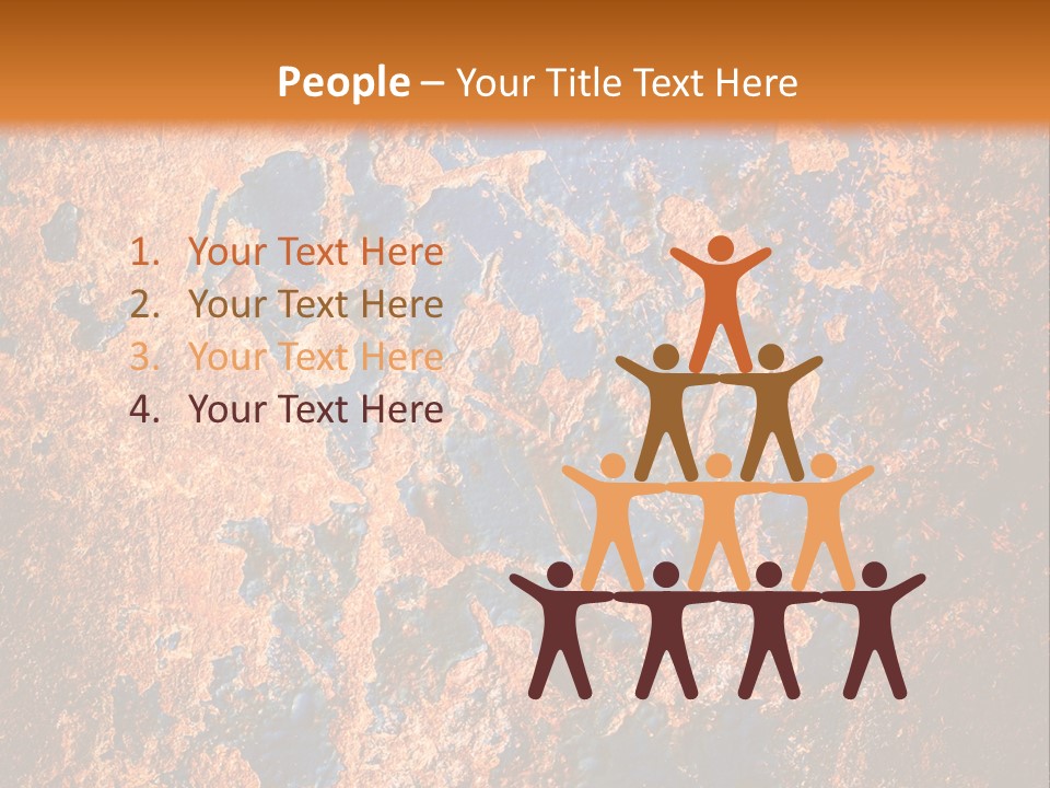 Texture Closeup Burnt PowerPoint Template