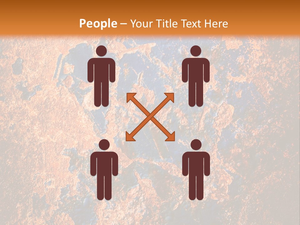 Texture Closeup Burnt PowerPoint Template