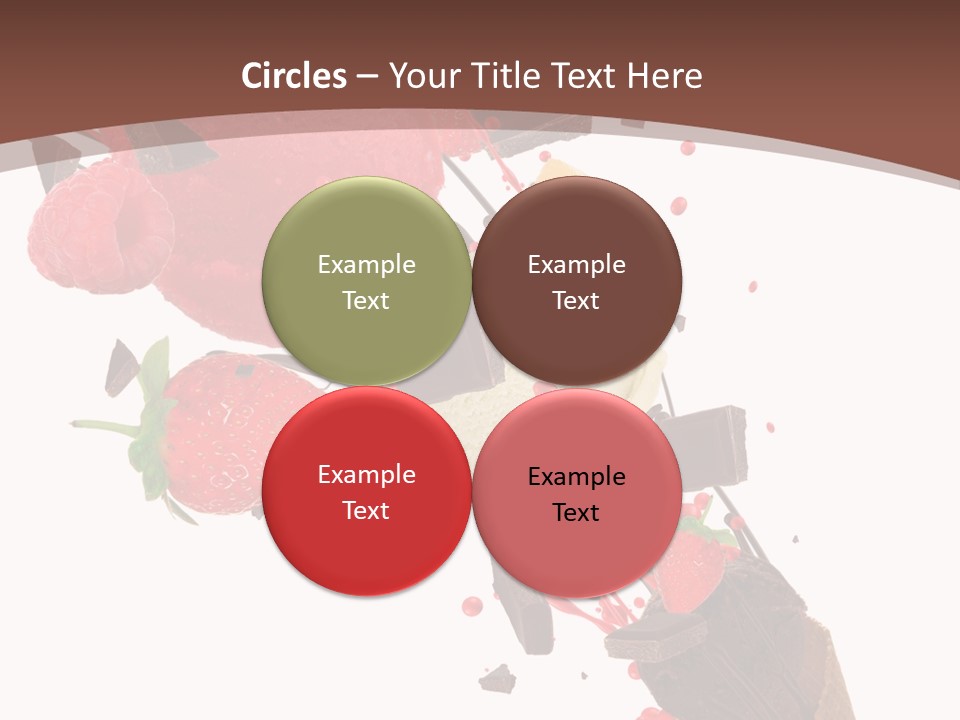 Kiwi Scoop Bowl PowerPoint Template