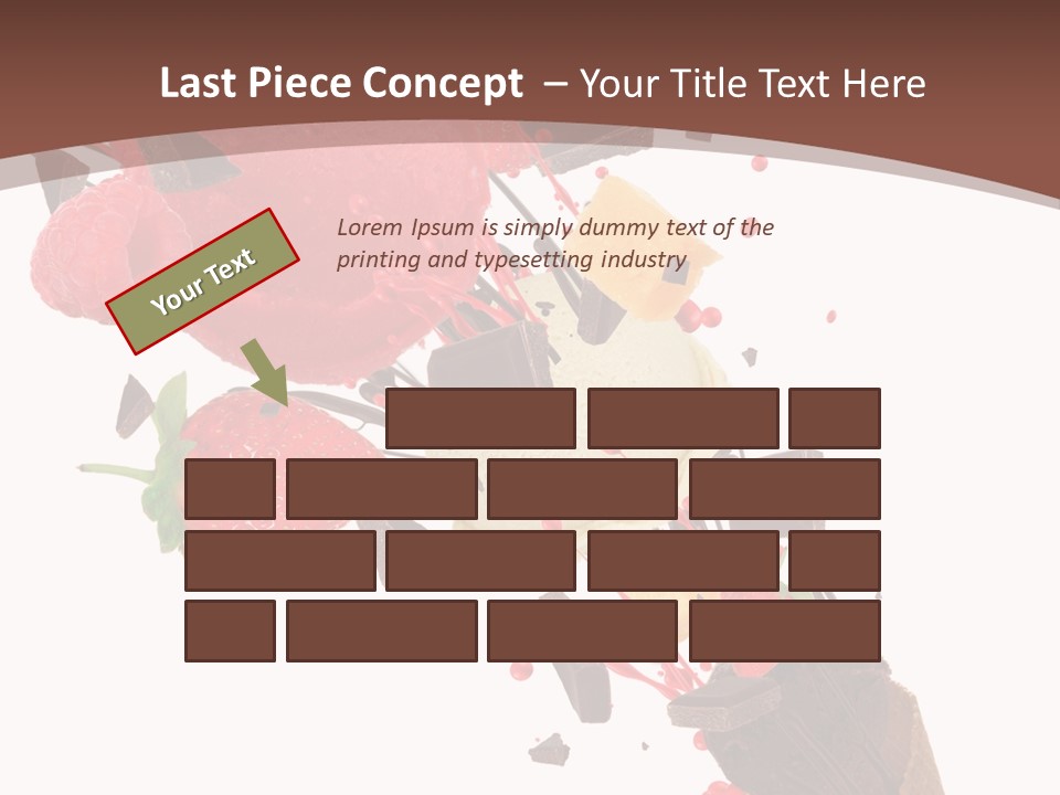 Kiwi Scoop Bowl PowerPoint Template