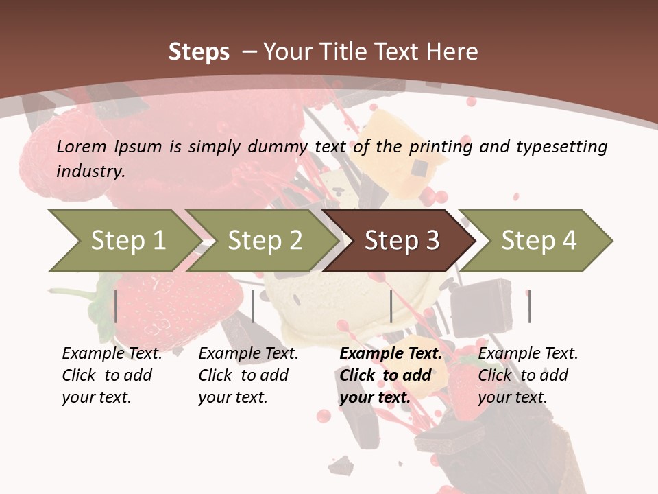 Kiwi Scoop Bowl PowerPoint Template