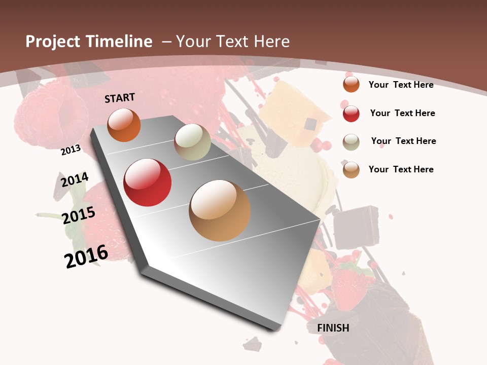 Kiwi Scoop Bowl PowerPoint Template