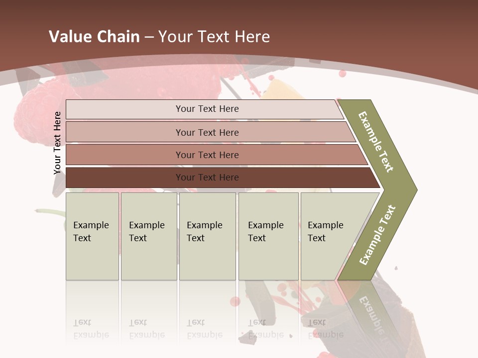 Kiwi Scoop Bowl PowerPoint Template