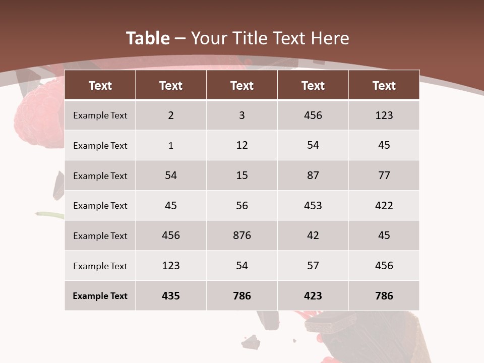 Kiwi Scoop Bowl PowerPoint Template