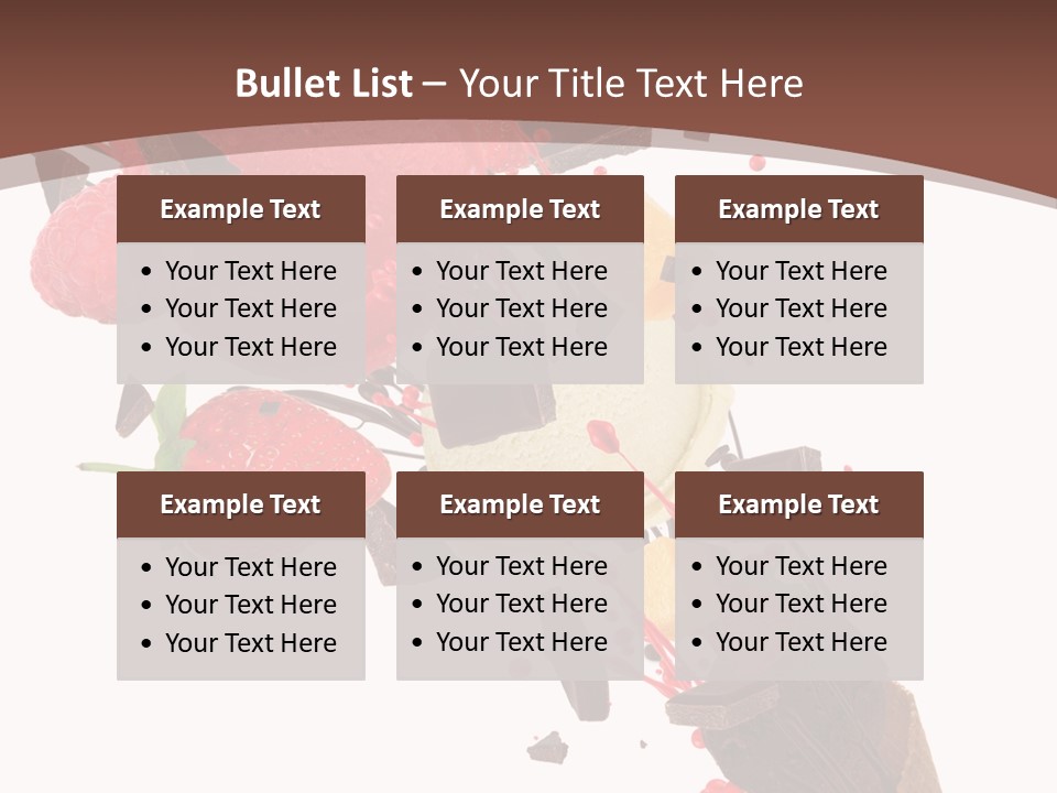 Kiwi Scoop Bowl PowerPoint Template