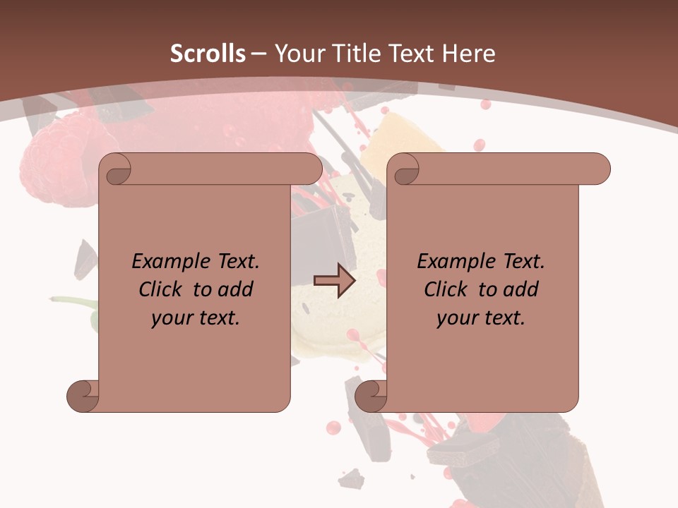 Kiwi Scoop Bowl PowerPoint Template