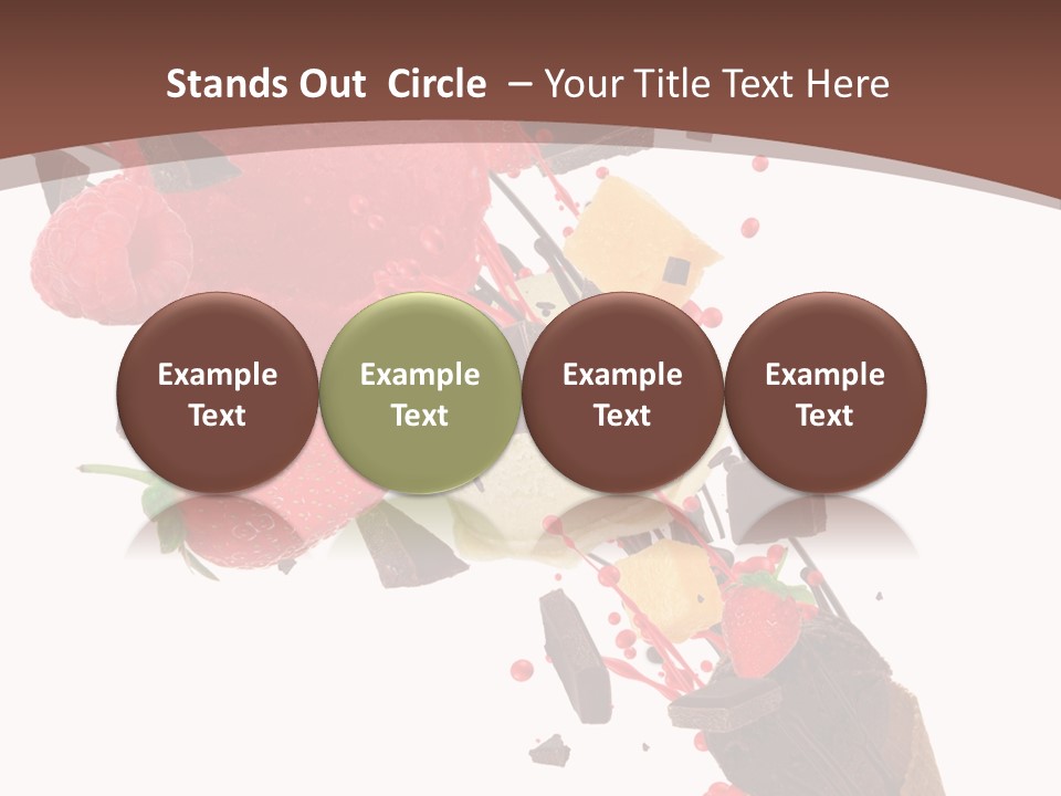 Kiwi Scoop Bowl PowerPoint Template