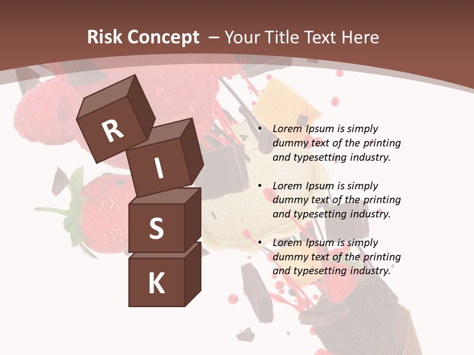 Kiwi Scoop Bowl PowerPoint Template