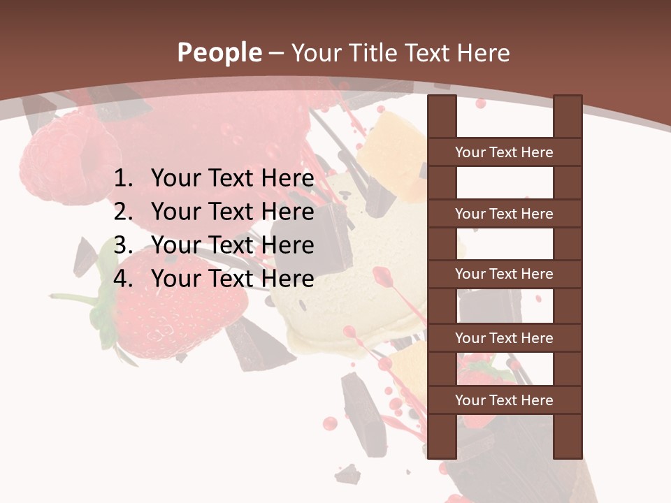 Kiwi Scoop Bowl PowerPoint Template