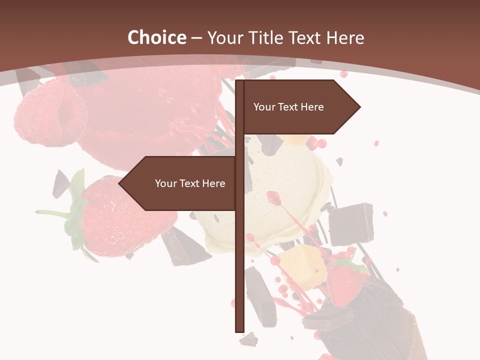 Kiwi Scoop Bowl PowerPoint Template