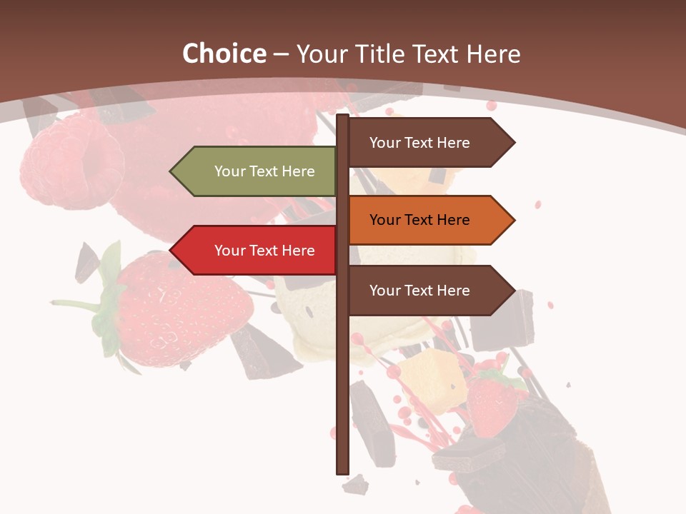 Kiwi Scoop Bowl PowerPoint Template