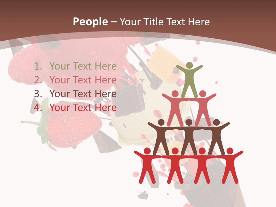 Kiwi Scoop Bowl PowerPoint Template