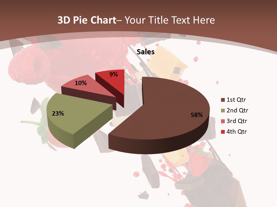 Kiwi Scoop Bowl PowerPoint Template
