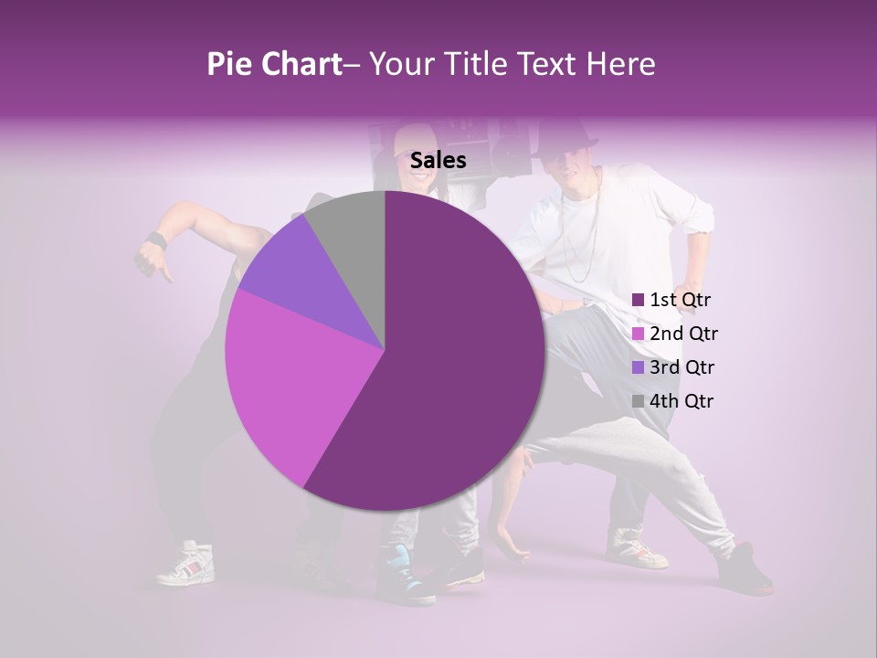 Trendy Gesture Female PowerPoint Template