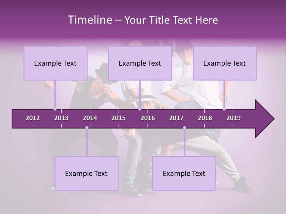 Trendy Gesture Female PowerPoint Template