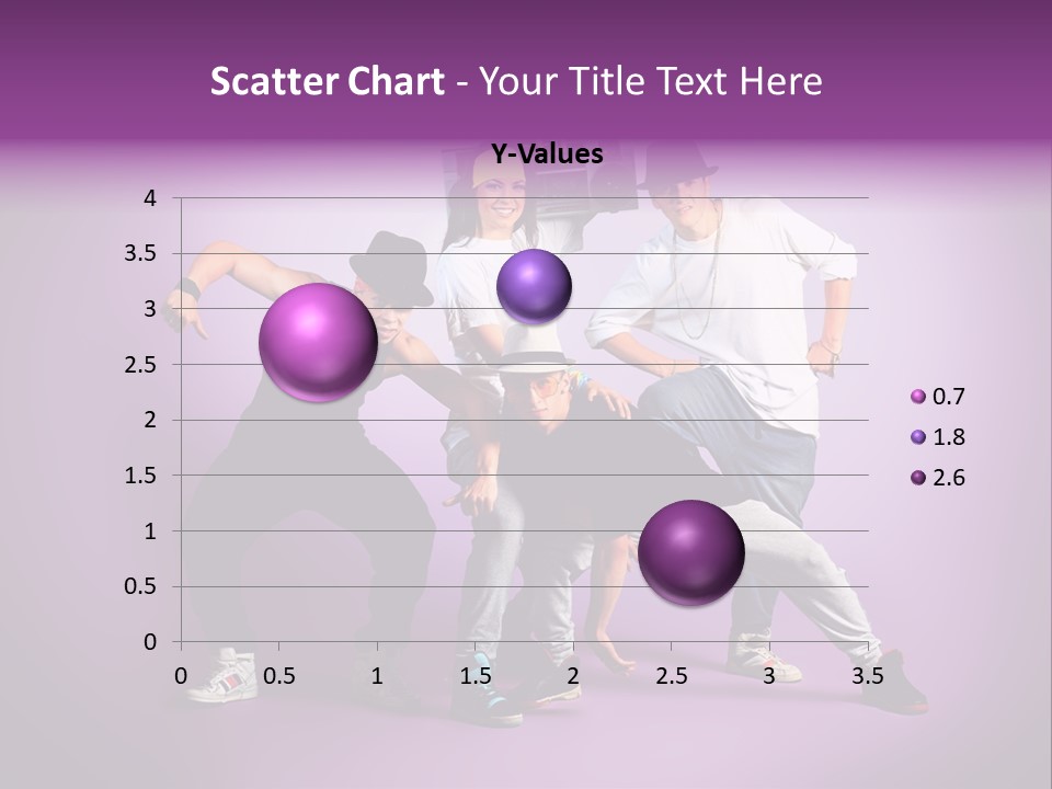 Trendy Gesture Female PowerPoint Template