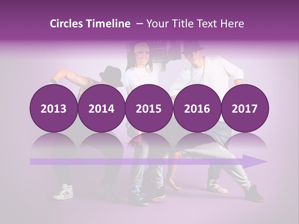 Trendy Gesture Female PowerPoint Template