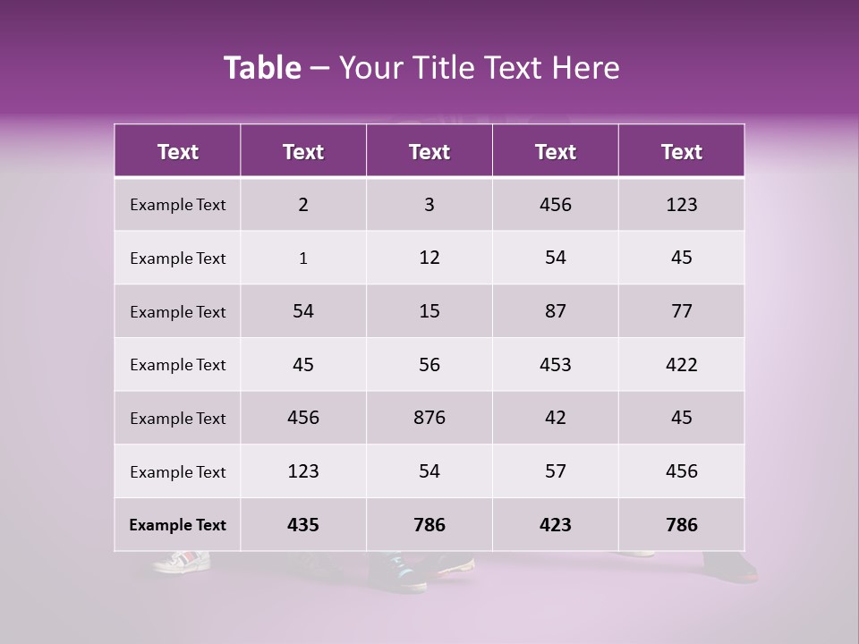 Trendy Gesture Female PowerPoint Template