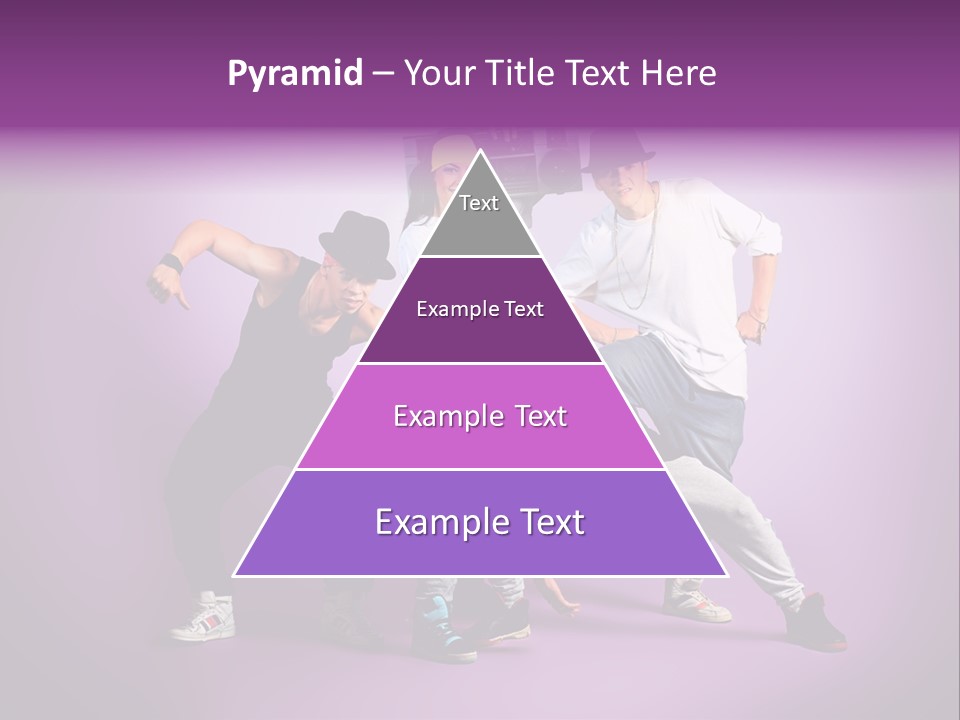 Trendy Gesture Female PowerPoint Template