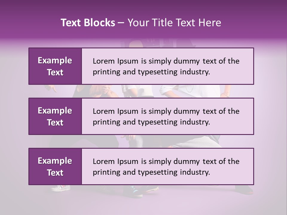 Trendy Gesture Female PowerPoint Template