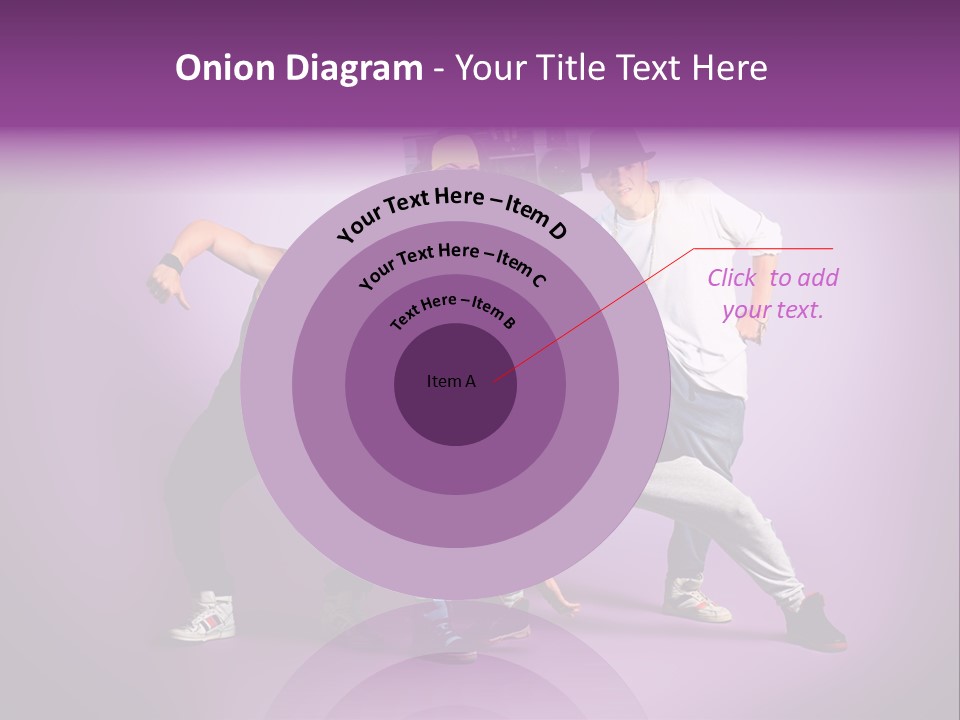 Trendy Gesture Female PowerPoint Template