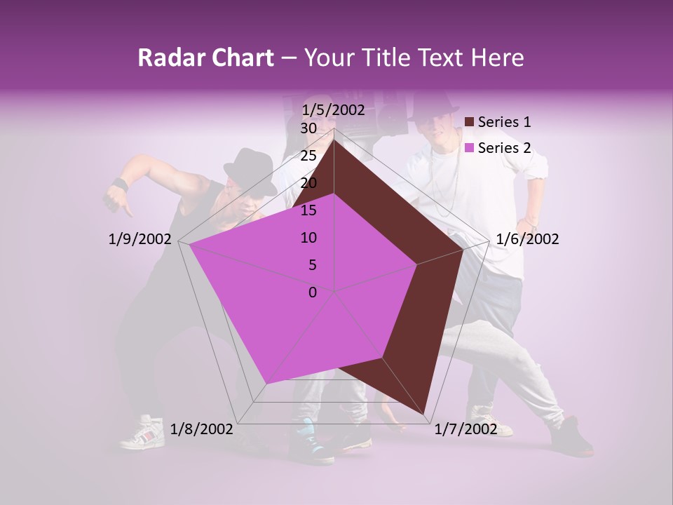Trendy Gesture Female PowerPoint Template