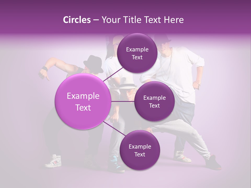 Trendy Gesture Female PowerPoint Template