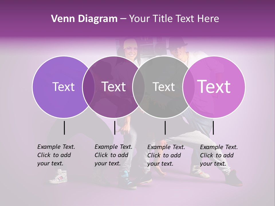 Trendy Gesture Female PowerPoint Template