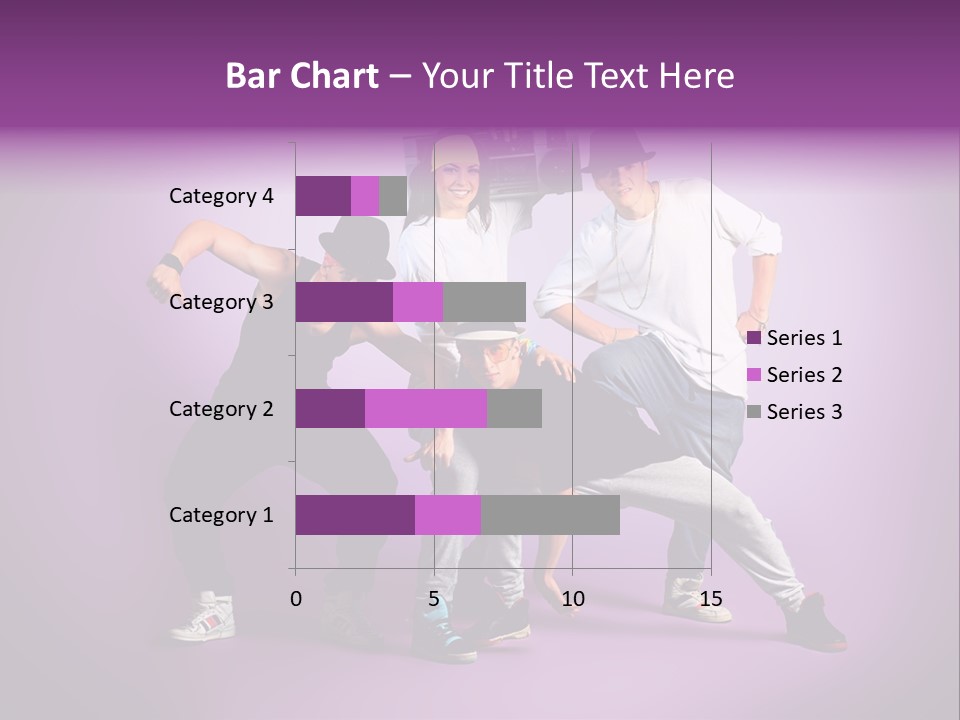 Trendy Gesture Female PowerPoint Template
