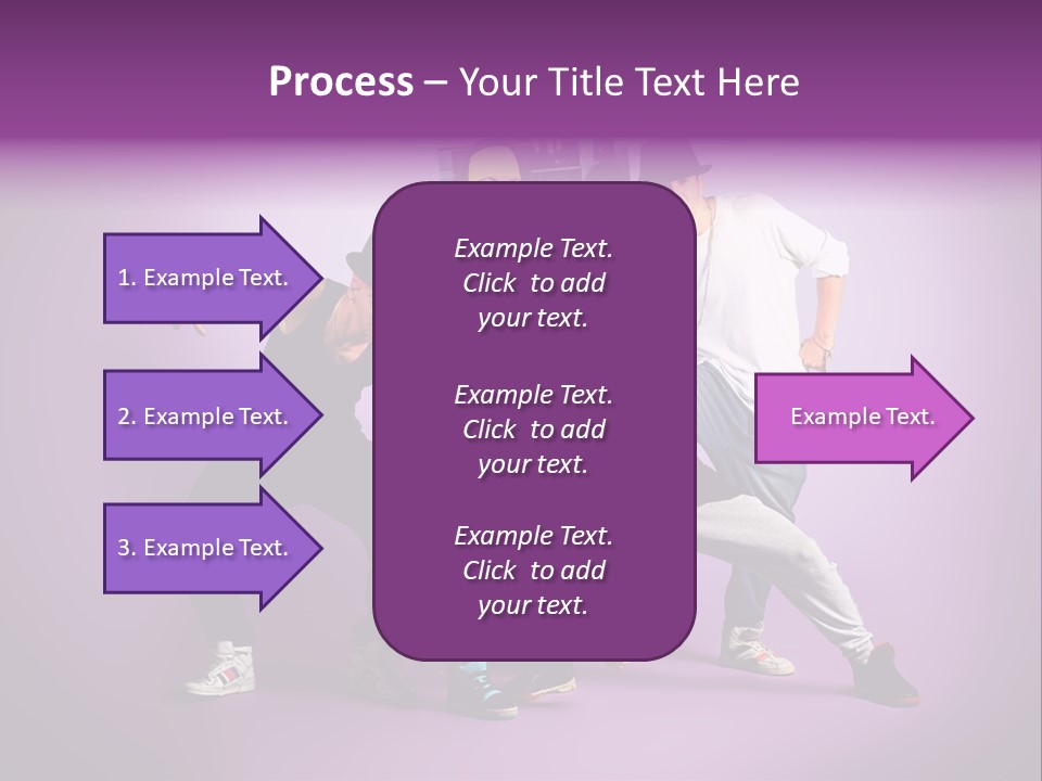 Trendy Gesture Female PowerPoint Template