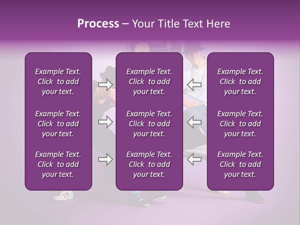 Trendy Gesture Female PowerPoint Template