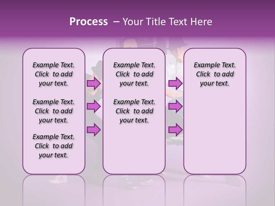 Trendy Gesture Female PowerPoint Template