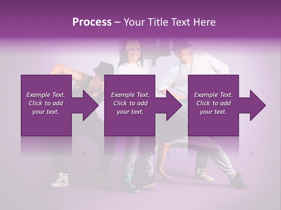 Trendy Gesture Female PowerPoint Template