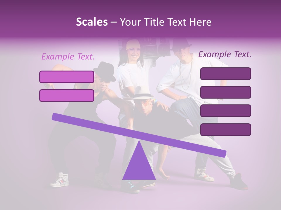 Trendy Gesture Female PowerPoint Template