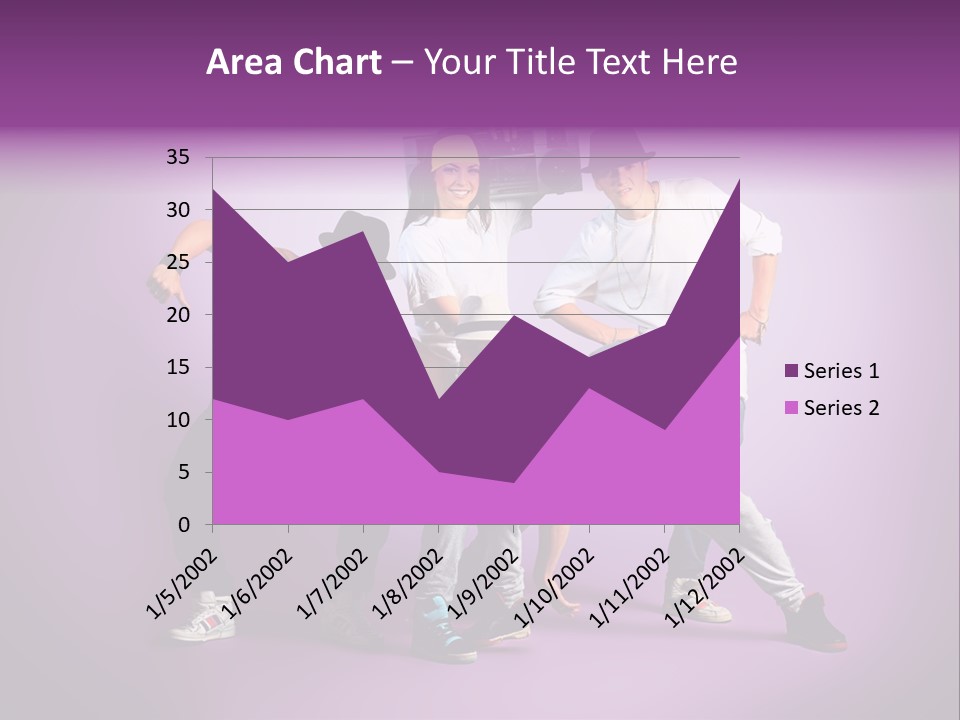 Trendy Gesture Female PowerPoint Template