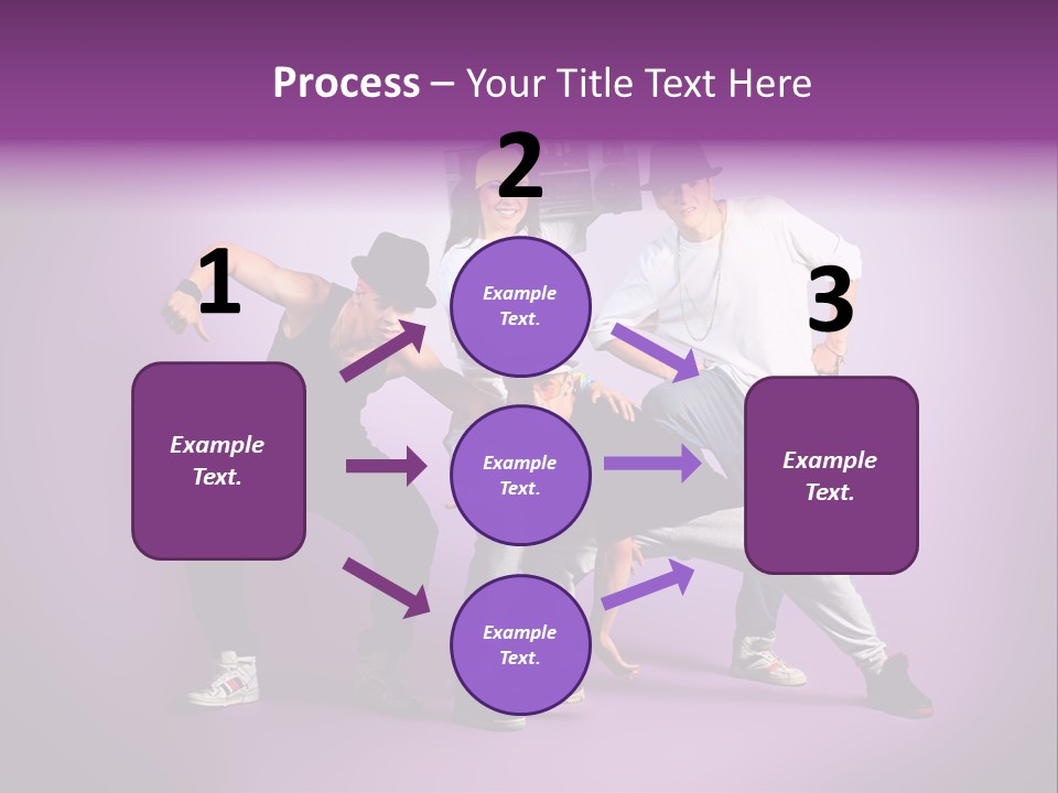 Trendy Gesture Female PowerPoint Template