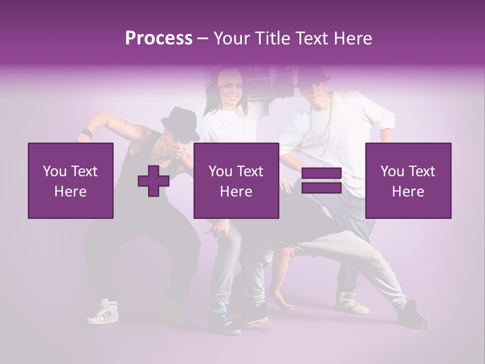 Trendy Gesture Female PowerPoint Template