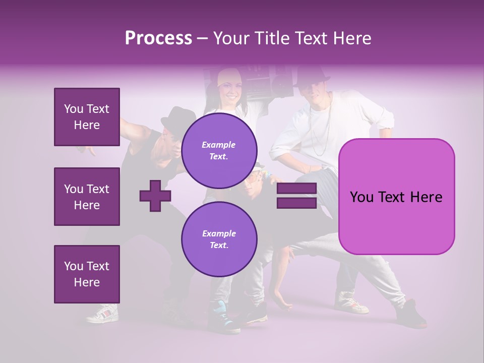 Trendy Gesture Female PowerPoint Template