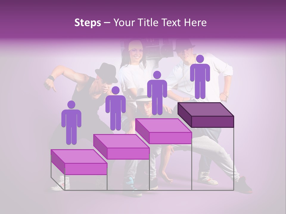 Trendy Gesture Female PowerPoint Template