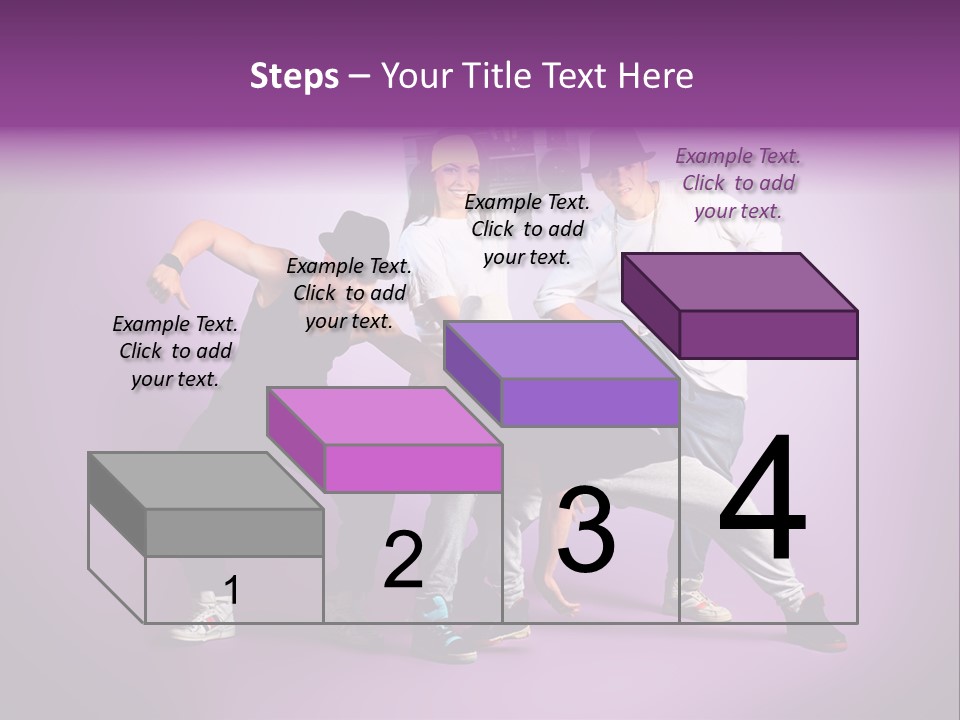 Trendy Gesture Female PowerPoint Template