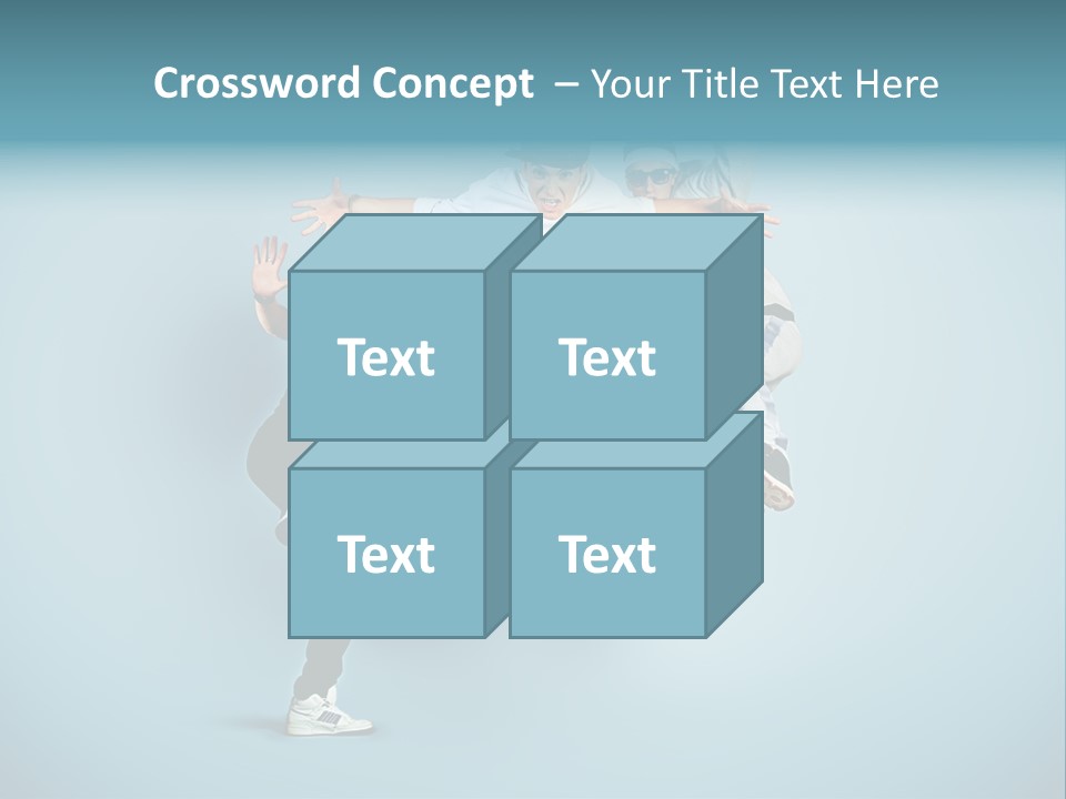 Guy Street Move PowerPoint Template
