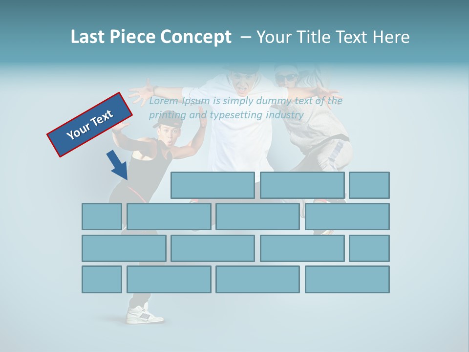 Guy Street Move PowerPoint Template