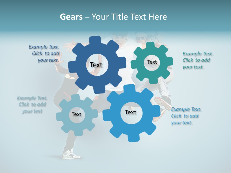 Guy Street Move PowerPoint Template