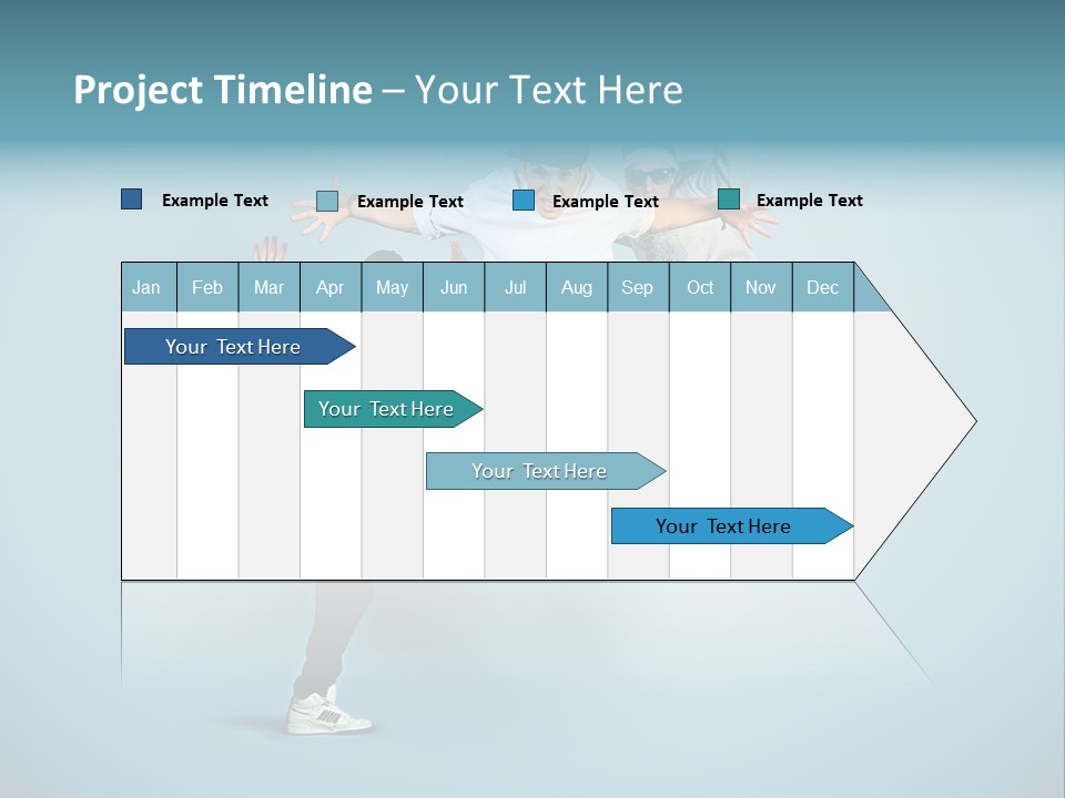 Guy Street Move PowerPoint Template
