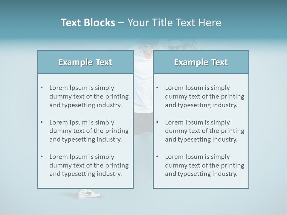 Guy Street Move PowerPoint Template